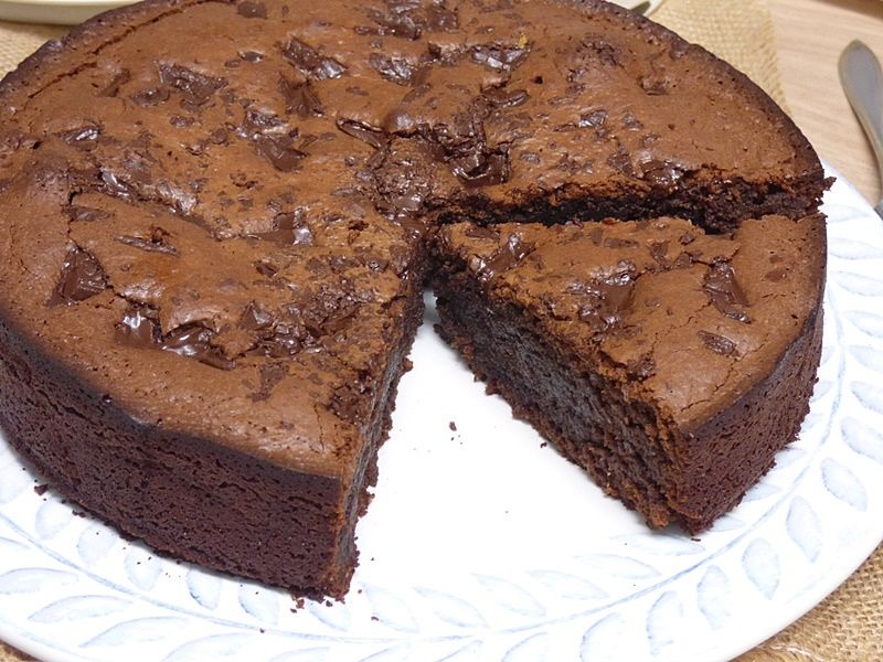 Torta de chocolate y almendra