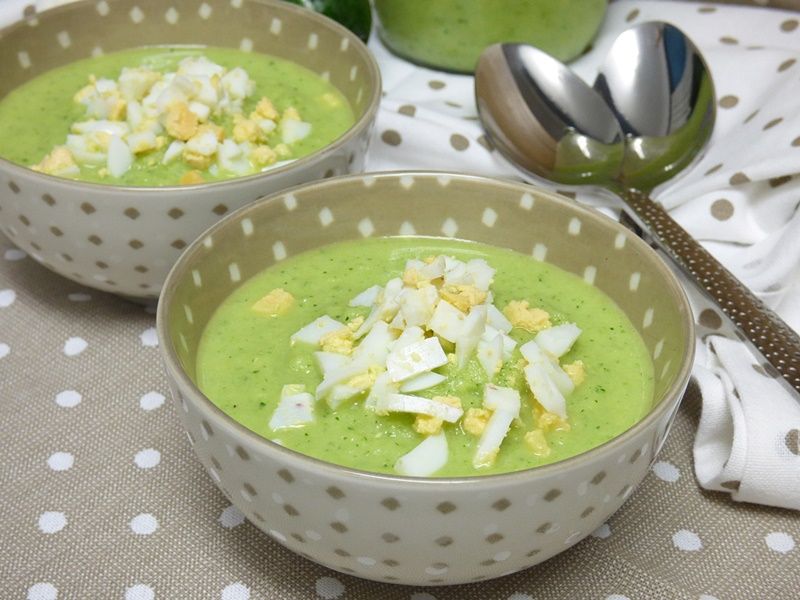 gazpacho de calabacín