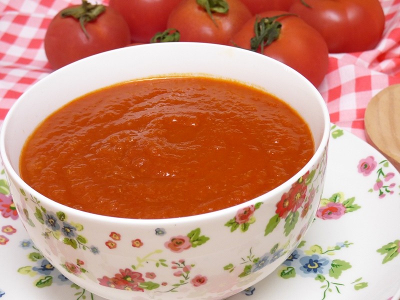 salsa de tomate casera