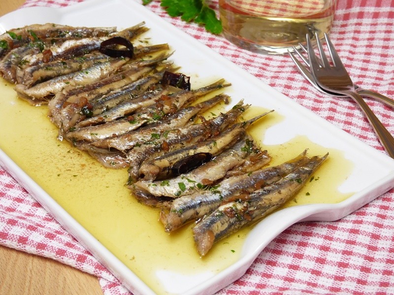 Boquerones a la bilbaína 