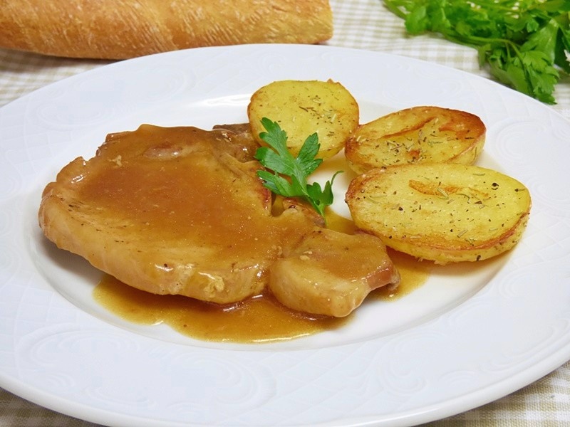 Chuletas de cerdo a la cerveza