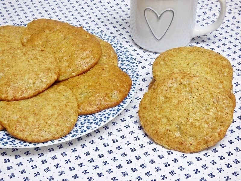 galletas de platano y nueces