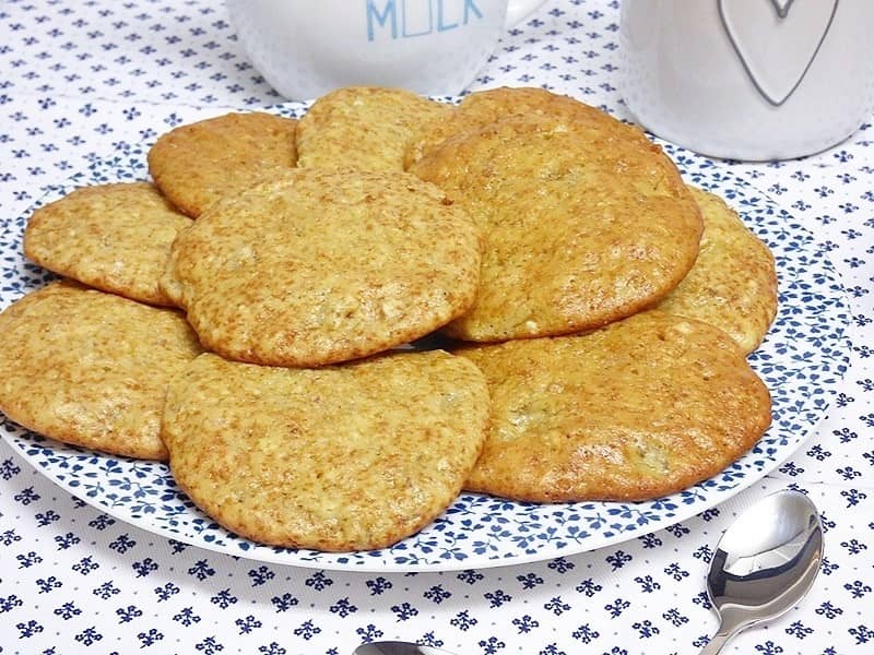 Galletas de plátano y nueces 