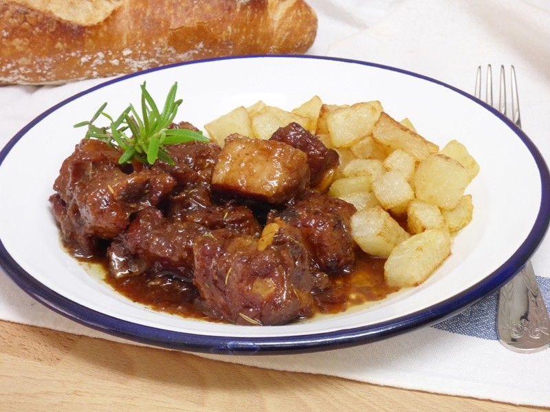 Costilla de cerdo al Pedro Ximénez 