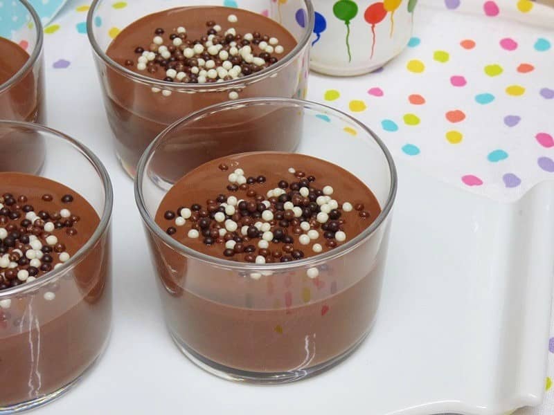 Postre de chocolate fácil y sin gluten