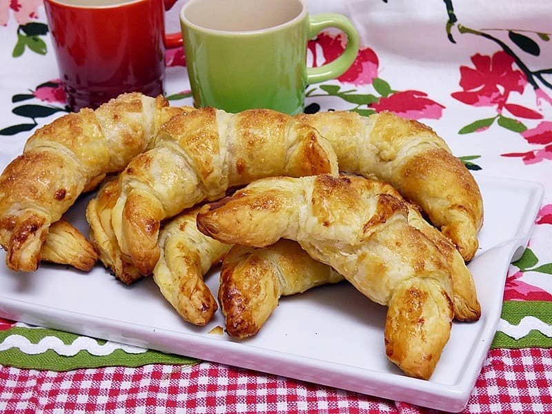 Croissants de hojaldre 