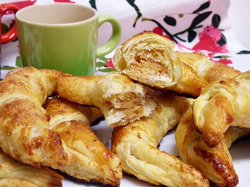 Croissants de hojaldre 