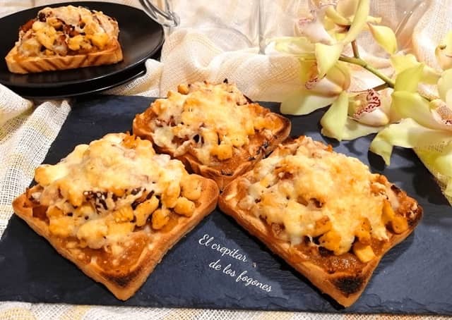 Tostadas para desayunar cenar o picoteo