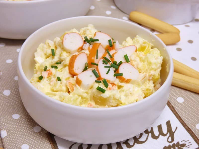 Ensaladilla de patata y surimi