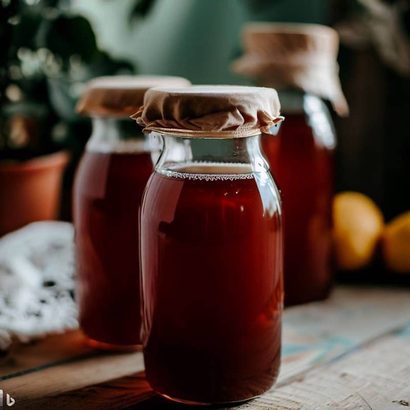 Té de kombucha