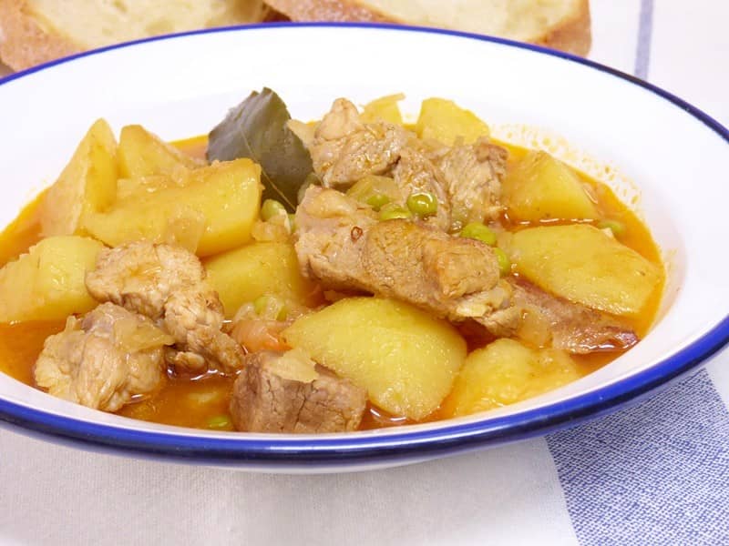 Guiso de cerdo con patatas 