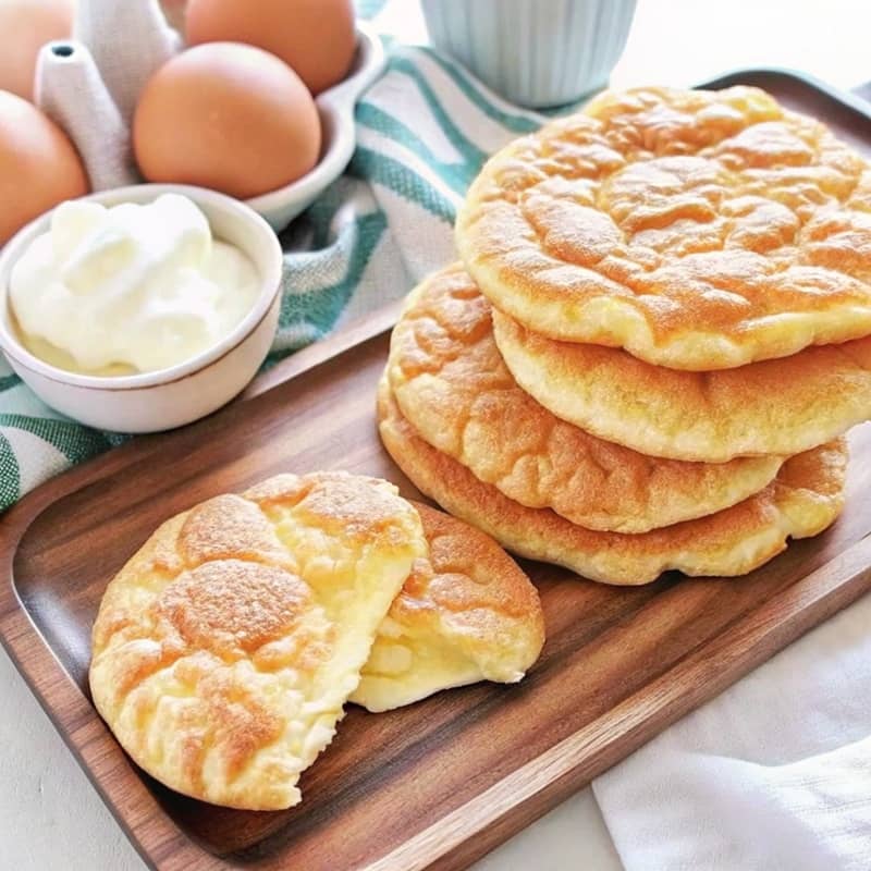 Pan nube o Cloud bread
