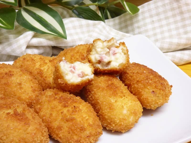 Croquetas de jamón crujientes y muy cremosas