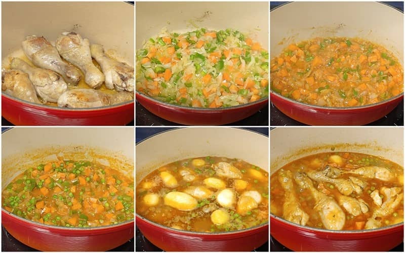 paso pollo jardinera