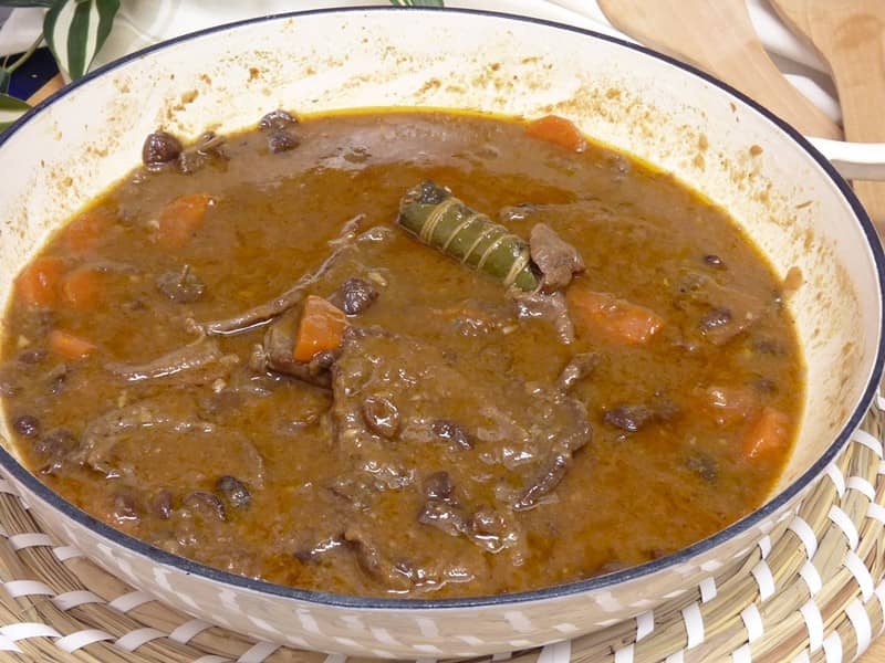 Ternera guisada con senderuelas