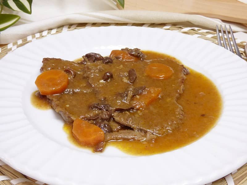 ternera guisada con senderuelas